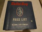 Vintage Dutch Boy National Lead Company Price List 1957-1961 