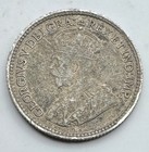 1919 Canada Silver   925  5 Cents - Canadian Coin - Free Shipping
