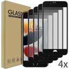For Apple Iphone 8 8 Plus Phone Case Rugged Cover 3in1 Layers   Tempered Glass