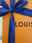 Louis Vuitton Empty Set Box Ribbon Tissue Gift Medium  Authentic New-