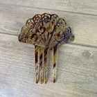 Vintage Mantilla Comb Tortoise Shell Hair Ornament