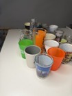 Lot Of 25 Souvenir Shot Glasses Mixed Vintage Travel Destination Bar Collectible
