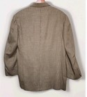 Miltons Perry Ellis Men s Blazer Beige Houndstooth Size 40 Vintage Made In Usa