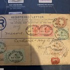 Gb Classic Registered 1906 Cover To Russia Perfin Tws   Co Superb Item