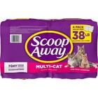  3 Pack  Scoop Away Multi Cat Litter With Meadow Fresh Scent  38 Lb  Box