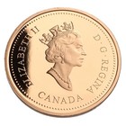 1998 Canada Mirror Proof Penny 1 Cent Uncirculated Silver Coin From Set Ngs060