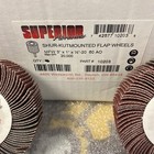 Lot Of 2 Superior 10203 Flap Wheel Mandrel 3  X 1  X 1 4 -20  P60 Ao