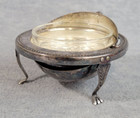 1883 Fb Rogers Silver Co Dome Caviar Butter Dish Silver On Copper 172 W liner