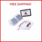 Lotfancy Plastic Playing Cards  2 Decks Of Cards W  Plastic Cases  Waterproof  B