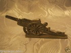 Metal Toy Cannon Military Figure 1940 s Vintage 