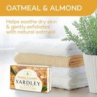 Yardley London Oatmeal   Almond Bath Soap Bar - 4 0 Oz - Soothes Dry Skin