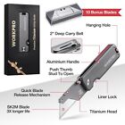 Premium Utility Knife  Titanium Head Cnc Unibody  Lightweight Aluminium Handle