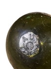 Antique Norwegian Glass Fishing Float Laurvig Full Name Seal 1872-1926