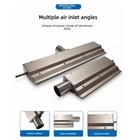 Air Knife Blower 150-500mm Aluminum Air Curtain Industrial Drying Blow Off Clean