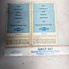 1969 Original Chevrolet corvette chevelle camaro Protection Plan manual 
