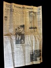 Vintage Tulsa Daily World Newspaper Oct 23 1962 Kennedy Cuba Crisis Cold War