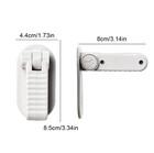 1pc Universal Door Lever Lock Baby Child Safety Punch-free Hidden Button - New