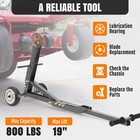 Lawn Mower Jack  800 Lb Capacity Zero-turn Mower Lift  Gray