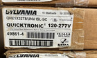 Box Of  10  Factory New Osram Sylvania Qhe1x32t8 unv Isl-sc Ballast Single Lamp