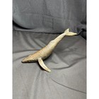 Scott Nelles 1986 Signed Bronze Humpback Whale Sculpture Vintage Nautical Art