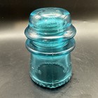 Vintage Aqua Blue Hemingray  16 Glass Insulator - Made In Usa