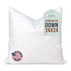  Synthetic Down Pillow Insert - 24x24 Down Alternative  24 Inch By 24 Inch