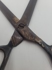 Vintage Wiss Inlaid 12  Upholstery Industrial Tailor Shears Scissors