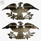Silver Spanish American War Army Usmc Colonel Eagles      Insignia 2-1 4    Pasquale