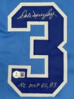 Dale Murphy Signed Atlanta Braves Custom Jersey W Nl Mvp 82 83 Beckett W Bas Coa