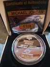 Michael Jordan  Highland Mint  1zo Silver And Gold With A Tined On Gold