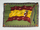 1910s Spain Large Antique Tobacco Flag Flannel Premium Cigar Cigarette Felt