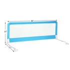 59  Breathable Baby Children Toddlers Bed Rail Guard Safety Swing Down Blue