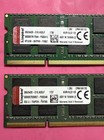 Kingston 16gb  2 X 8gb  Pc3l-12800s Ddr3-1600 Laptop Ram Memory Kvr16ls11 8