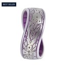 Lotr Arwen   s Evenstar Enso Ring Dualtone Unicorn amythest Size 12