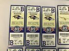 12 2004 Ny Giants Football Ticket Stubs   Pre-season   Game 1 2 3 4 6 8