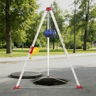 Confined Space Tripod Kit  Rescue Tripod 1200lbs fall Arrester Adjustable Tripod