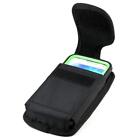 Black Rugged Nylon Holster Pouch Case Fits Smart Phone With Otterbox Cover On