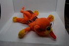 Meanies Splat The Road Kill Cat Series 1 Plush Beanie With Tags Orange Vtg 1997