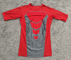 Nike Pro Combat Hypercool Compression Shirt Men s Large Red Short Sleeve 3 4