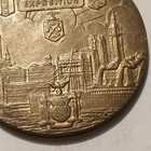 New  York  Tercentenary Medal   1914 By   Tiffany    Co   Bronze  Near Mint