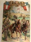 Antique  Chromolithograph  Confederate Uniforms  Civil War