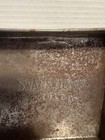 Vintage Swans Down Cake Flour Square Pan Metal Farmhouse Rustic Folded Edges 8x8