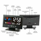 Led Digital Alarm Clock Snooze Calendar Thermometer Hygrometer Weather Display