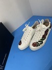 Inc International Concepts Sequin Rose Glitter Tennis Sneakers White Size 7