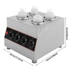 0 69qt X 4 Electric Bottle Warmer W  Bottle Commercial Hot Fudge Warmer 86-185   