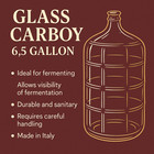 Ld Carlson Glass Carboy 6 5 Gallon