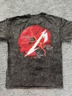 New Official Metallica Large Shirt Vegas Black Box Sphere Life Burns Faster