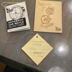 Rare Original Paperwork For Maar Automatic Steering Wheel Self-winding Car Watch