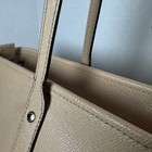 Coach City Zip Tote Shoulder Bag In Beige Crossgrain Leather Large Capacity 