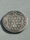A Lovely Coin Of The Pope Alexander Vii 1655-1667 Rome Silver 1 2 Grosso